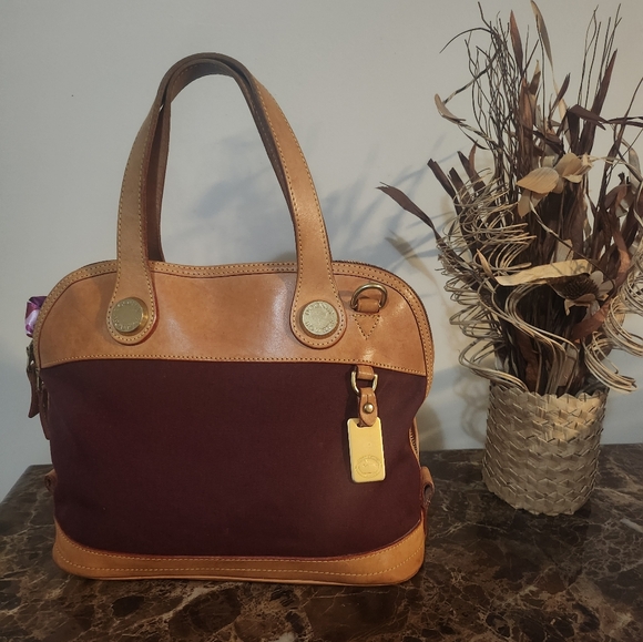Dooney & Bourke Burgundy Tote EUC - Picture 2 of 16
